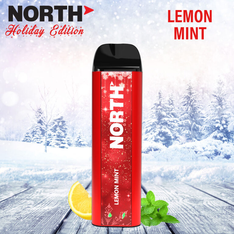 North Vape Holiday Edition Lemon Mint Disposable Nicotine E-Cigarettes