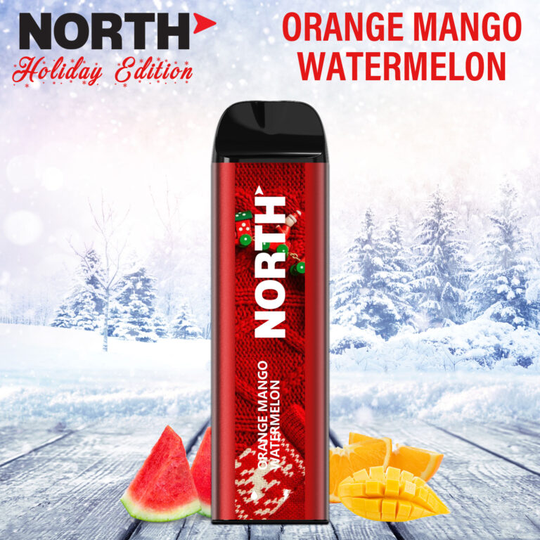 North Vape Holiday Edition Orange Mango Watermelon Disposable Nicotine E-Cigarettes