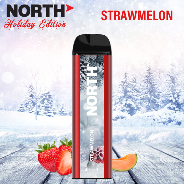 North Vape Holiday Edition Strawmelon Disposable Nicotine E-Cigarettes