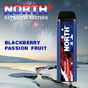 North Patriotic Edition Nicotine eCigarette Blackberry Passion Fruit