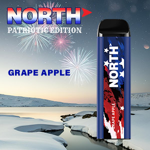 North Patriotic Edition Nicotine eCigarette Grape Apple
