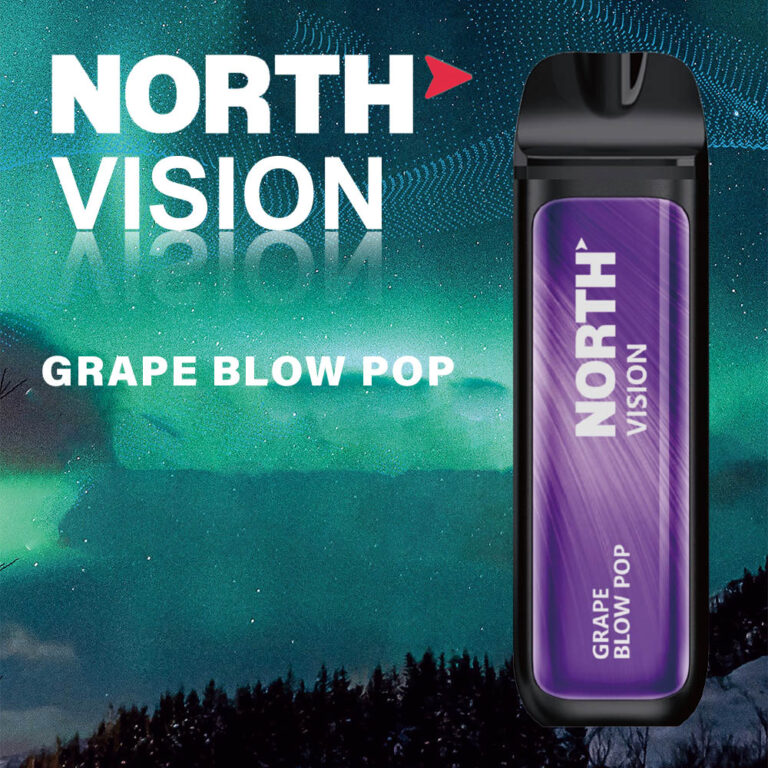 North VIsion Disposable Vape Device | Grape BLow Pop