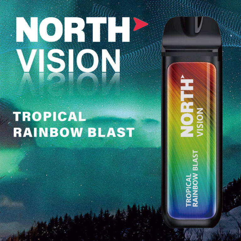 North VIsion Disposable Vape Device | Tropical Rainbow Blast