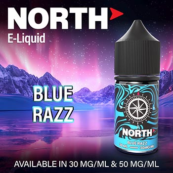 North E-Liquid Nicotine Blue Razz
