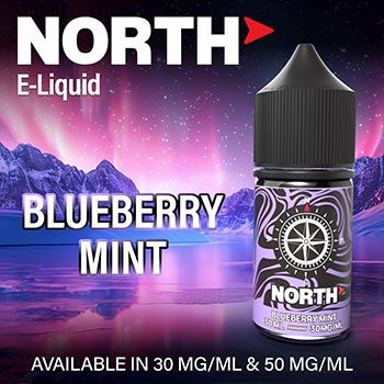 North E-Liquid Nicotine Blueberry Mint