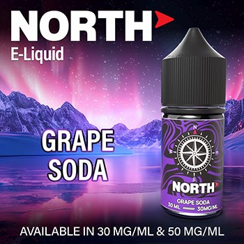North E-Liquid Nicotine Grape Soda