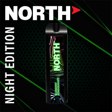 North Night Edition Disposable Nicotine Vape Blueberry Pomegranate