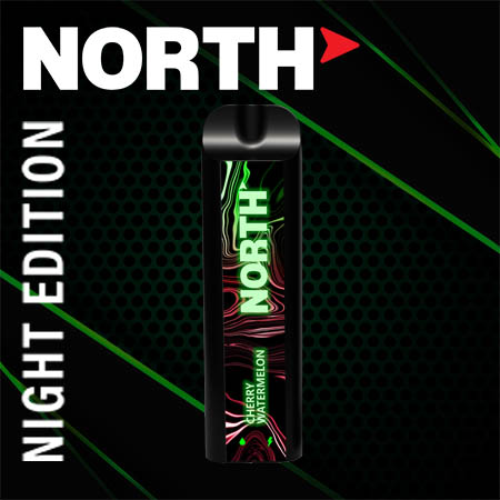 North Night Edition Disposable Nicotine Vape Cherry Watermelon