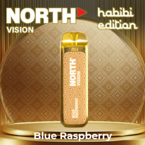 North Habibi Blue Raspberry Flavored disposable nicotine device