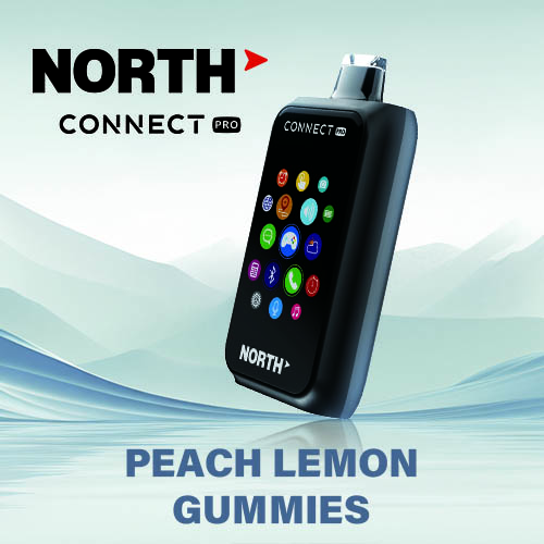 North Connect Pro 40K Disposable Vape Peach Lemon Gummies