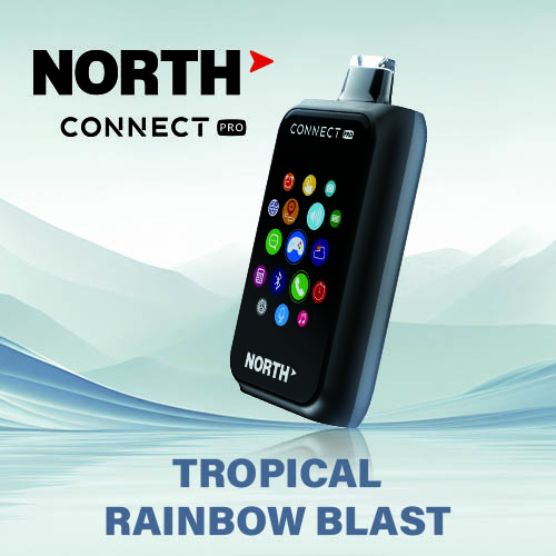 North Connect Pro 40K Disposable Vape Tropical Rainbow Blast