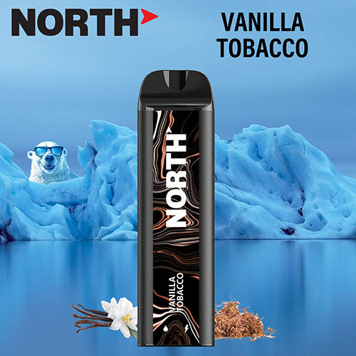 North 5000 Disposable Nicotine Vaping Device Vanilla Tobacco